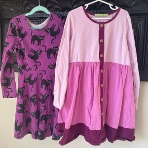Girls dresses size 7/8, both included